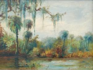 Orton Copson. Oil on board, 12 by 17 3/4 inches.